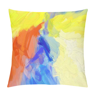 Personality  Bright Colorful Abstract Background With Spot Pattern Pillow Covers