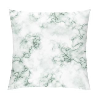 Personality  White / Aqua Blue Marble Texture Background Pillow Covers