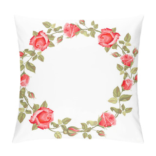 Personality  Wreath From Rose Pillow Covers