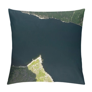 Personality  River And Norwegian Mountains Pillow Covers