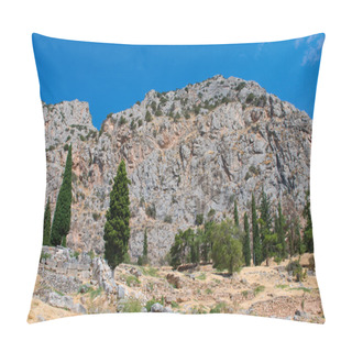 Personality  Delphi Museum. Greece Pillow Covers