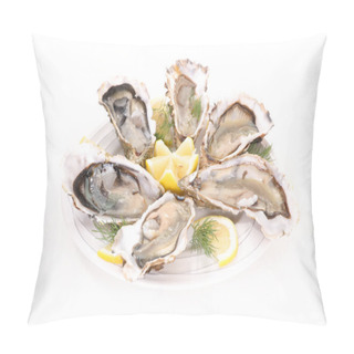 Personality  Fresh Oyster On White Pillow Covers