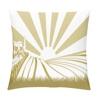 Personality  Farm Cottage Concept Pillow Covers