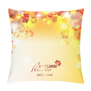 Personality  Design Autumn Vector Frame. Pillow Covers