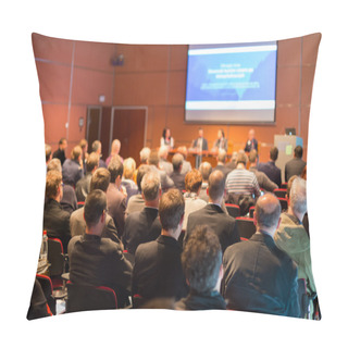 Personality  Audience At The Conference Hall. Pillow Covers