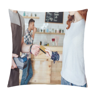 Personality  Payment By Credit Card Pillow Covers