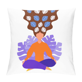 Personality  2020 Girl, Yoga New Dd Ww Isol People Pillow Covers