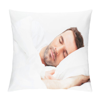 Personality  Handsome Young Man Sleeping Pillow Covers