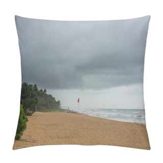 Personality  Stormy Sky Over Sea Pillow Covers