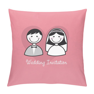 Personality  Wedding Invitation Pillow Covers