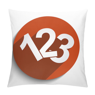 Personality  Vector 123 Numbers Icon Pillow Covers
