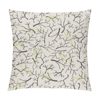 Personality Dry Branches Pattern Pillow Covers