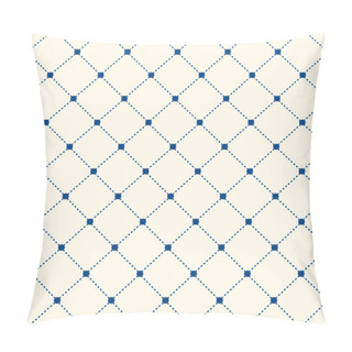 Personality  Dotted Seamless Pattern With Rhombus Structure Texture Pillow Covers