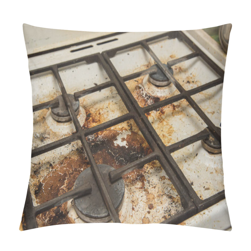 Personality  Gas Cooker Plates Stained During Cooking Pillow Covers