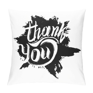 Personality  Thank You Ink Hand Drawn Lettering Pillow Covers