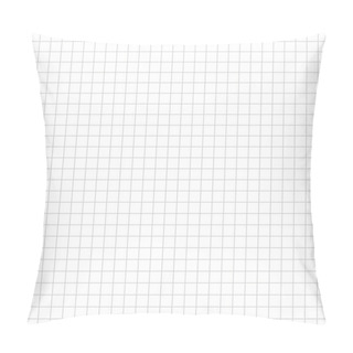 Personality  Cell Sheet. Sheet Of Graph Paper. Grid Background. Pillow Covers