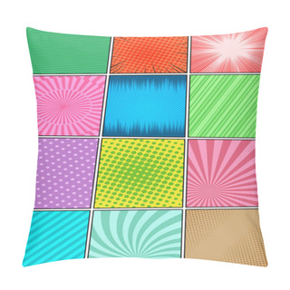 Personality  Comic Book Vertical Composition Pillow Covers