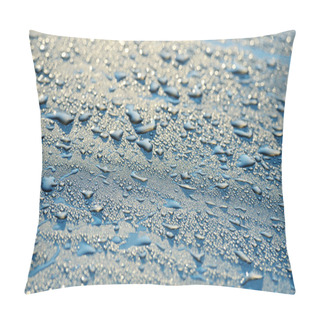 Personality  Water Droplets On Hood Of Car Pillow Covers