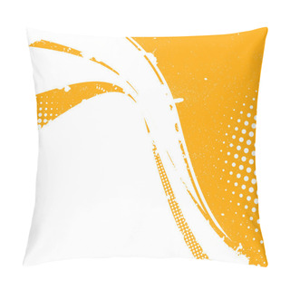 Personality  Yellow Grunge Background Pillow Covers