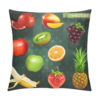 Personality  Fruits Vector Illustrations Pillow Covers