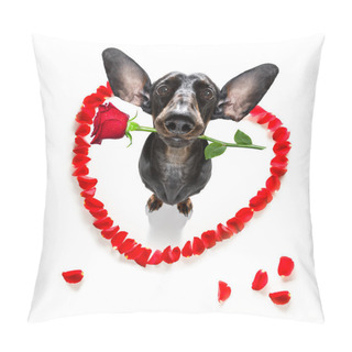 Personality  Valentines Wedding Dog In Love  Pillow Covers