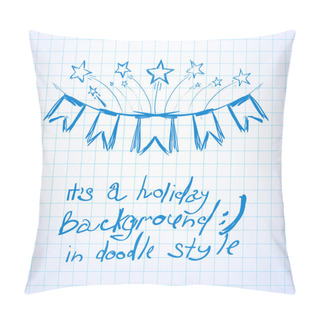 Personality  Flags And Fireworks Pillow Covers