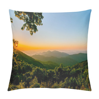 Personality  Blue Ridge Parkway Early Morning Pillow Covers