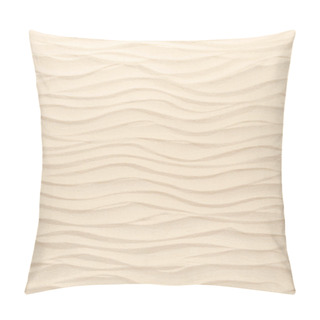 Personality  Wavy Sandy Beach Texture For Summer Travel Background Pillow Covers