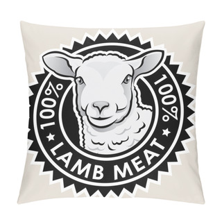 Personality  Lamb Meat 100% Pillow Covers