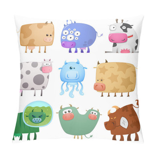 Personality  Funny Cows Pillow Covers
