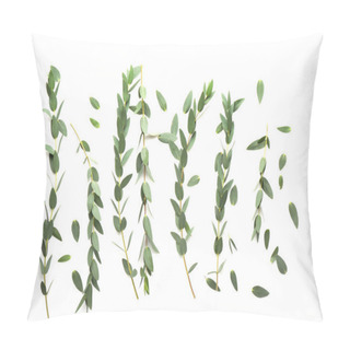 Personality  Green Eucalyptus Branches Pillow Covers
