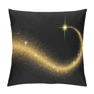 Personality  Background With Shining Comet. Pillow Covers