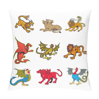 Personality  Mythical Creature Mascot Set Pillow Covers