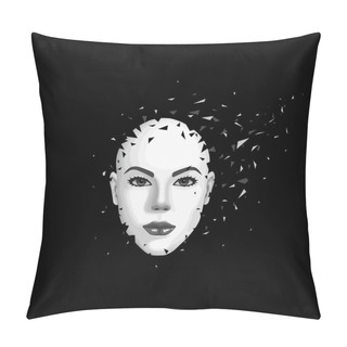 Personality  Abstract Womans Face Pillow Covers