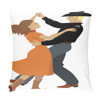 Personality  Polka Dancers Pillow Covers