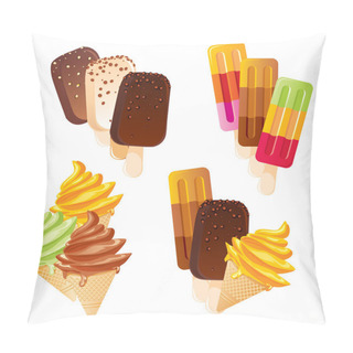 Personality  Set Ice Cream Pillow Covers