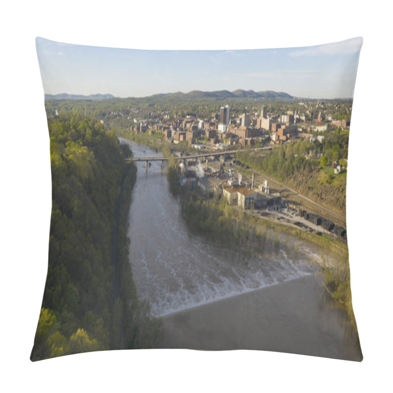 Personality  The Rising Sun Begins To Light Up Downtown Lynchburg Virginia Pillow Covers