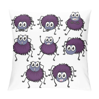 Personality  Eight Spiders Pillow Covers