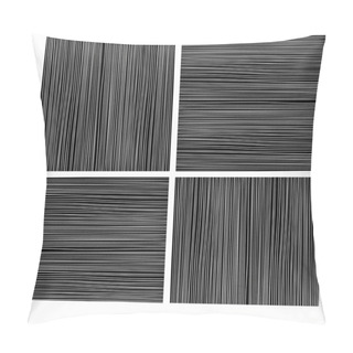 Personality  Black And White Striped Background Pillow Covers