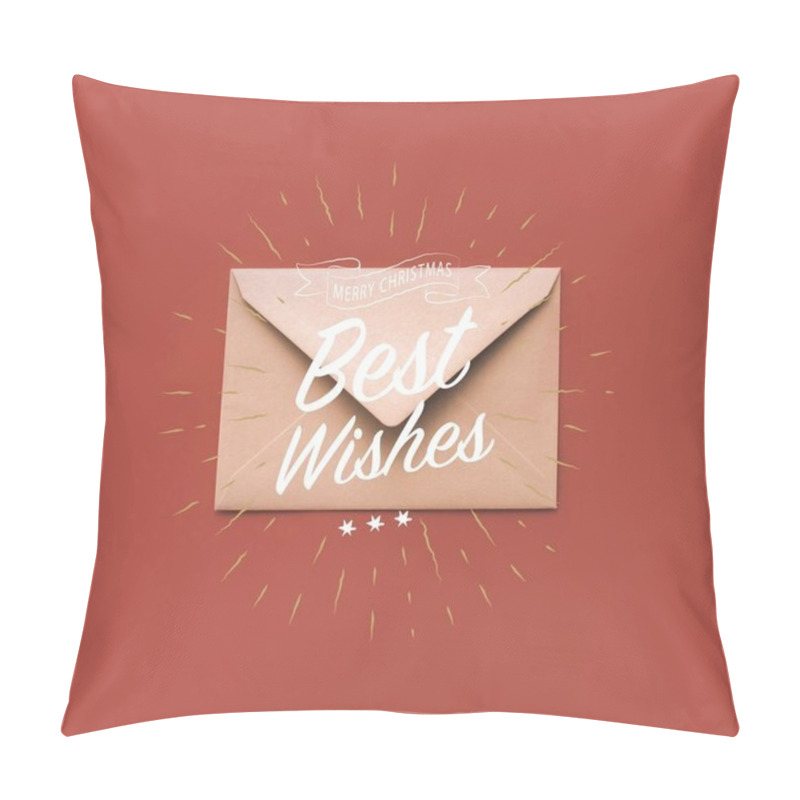 Personality  Christmas Kraft Envelope With Greeting Pillow Covers