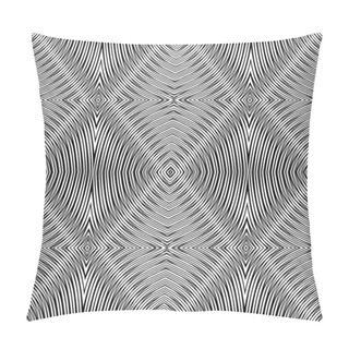 Personality  Seamless Geometric Rhombuses Pattern. Pillow Covers