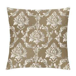 Personality  Vintage Background With Damask Pattern In Retro Style.  Pillow Covers