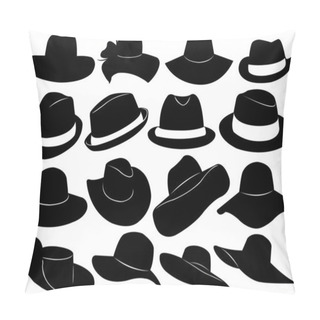 Personality  Hats Illustration Pillow Covers