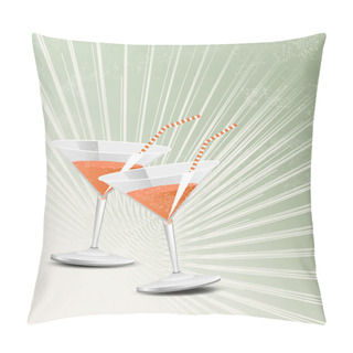 Personality  Retro Cocktail Design Pillow Covers