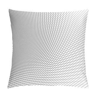 Personality  Abstract Geometric Lines Pattern. Pillow Covers