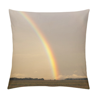 Personality  Rainbow In The Field Pillow Covers