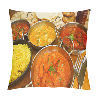 Personality  Indian Cuisine Buffet Pillow Covers