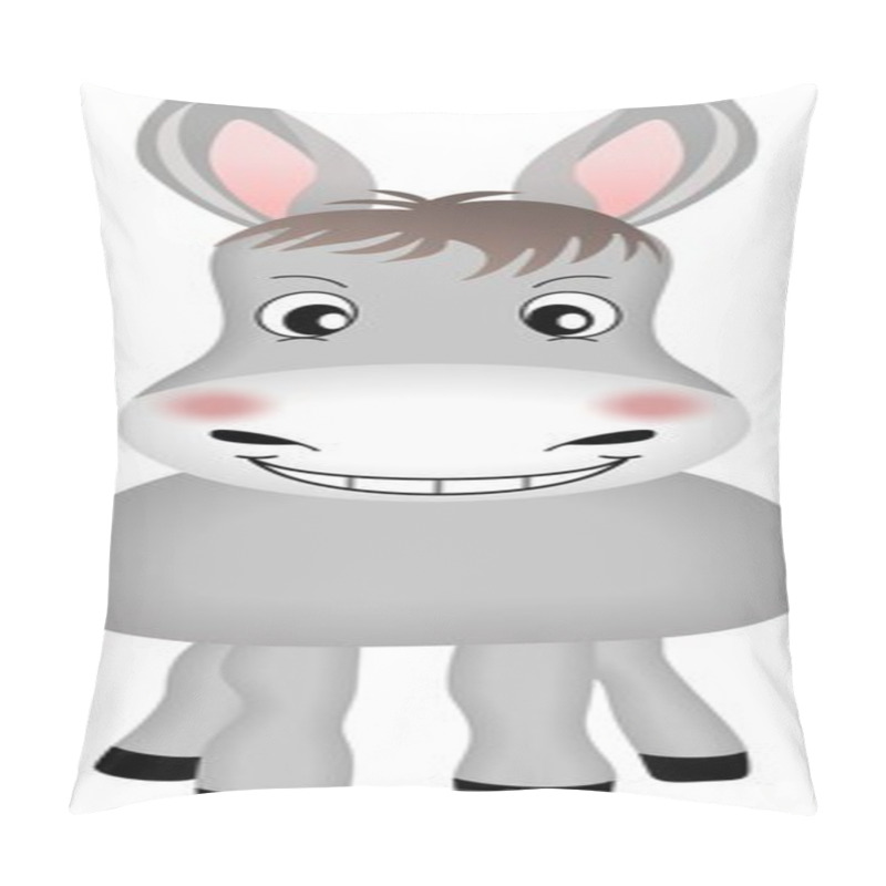 Personality  Farm Donkey pillow covers