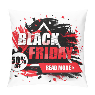 Personality  Black Friday Sale Poster, Banner Or Flyer. Pillow Covers