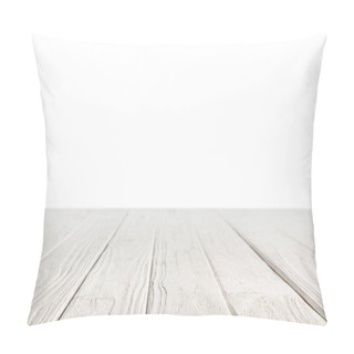 Personality  Light Grey Striped Wooden Background On White Pillow Covers